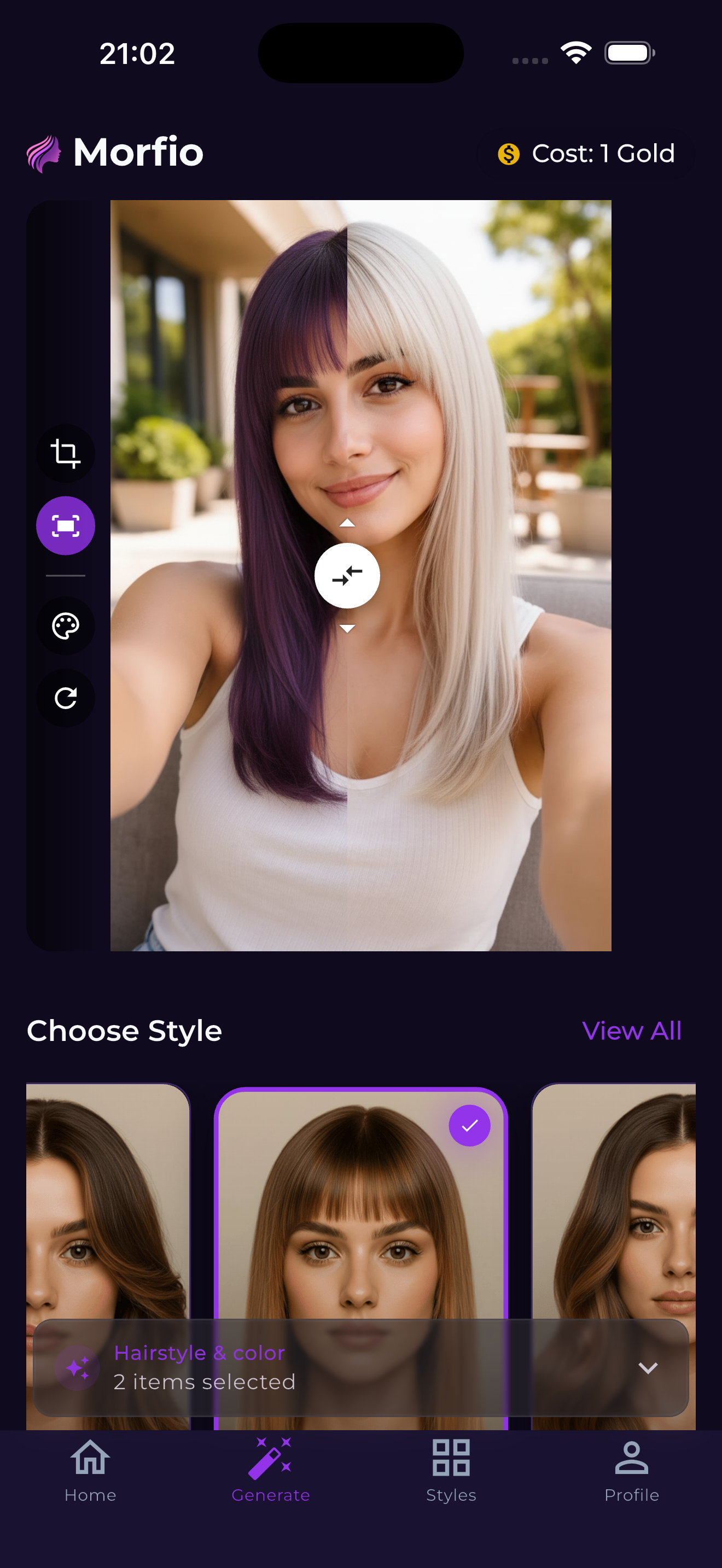 Screenshot placeholder for Morfio